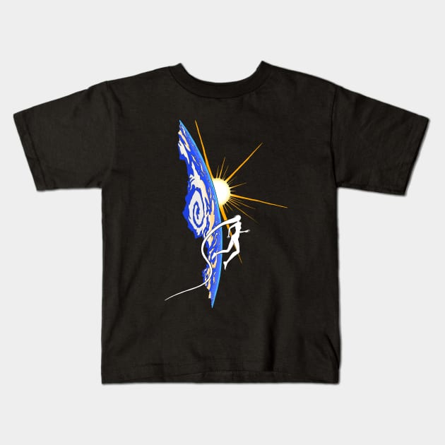 Tether 7 Kids T-Shirt by Squidology